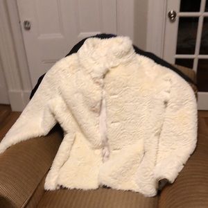 Cold water creek Faux fur reversible jacket